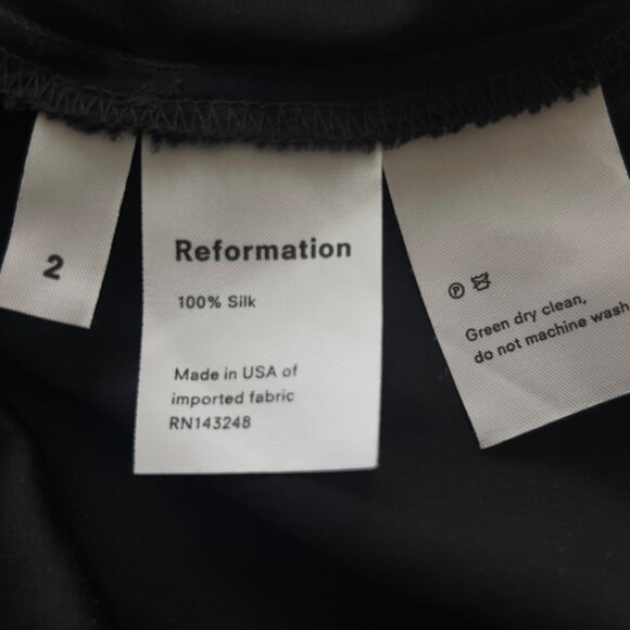 women's reformation 100% silk dress - Picture 7 of 7